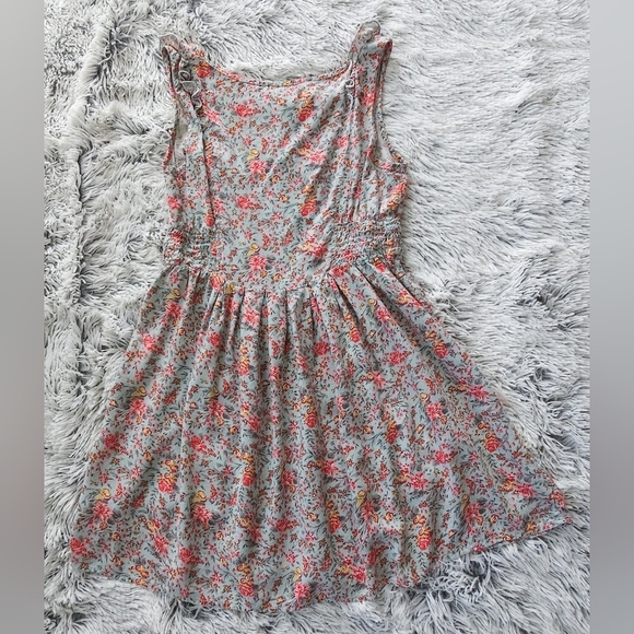 As U Wish Floral Casual Dress in Pink and Light Green - Picture 6 of 6